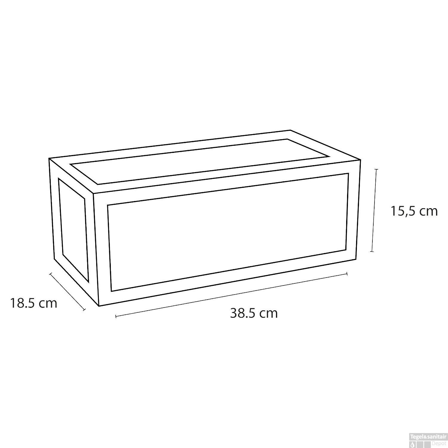 Fonteinset Differnz Helios Met Handoekrek 37.5x18.5x9.5 Cm Marmer Wit Met Rechte Kraan Links Mat Zwart 8 Fonteinset Differnz Helios Met Handoekrek 37.5x18.5x9.5 Cm Marmer Wit Met Rechte Kraan Links Mat Zwart - Afbeelding 6