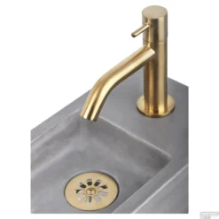 Fonteinset Differnz Ravo Beton En Handoekrek 38.5x18.5x9 Cm Licht Grijs Met Gebogen Kraan Mat Goud -Goedkope Stijl Baden Winkel fonteinset differnz ravo beton en handoekrek 38.5x18.5x9 cm licht grijs met gebogen kraan mat goud sfeer