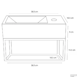 Fonteinset Differnz Ravo Beton En Handoekrek 38.5x18.5x9 Cm Licht Grijs Met Rechte Kraan Chroom 18 Fonteinset Differnz Ravo Beton En Handoekrek 38.5x18.5x9 Cm Licht Grijs Met Rechte Kraan Chroom -Goedkope Stijl Baden Winkel fonteinset differnz ravo beton en handoekrek 38.5x18.5x9 cm licht grijs met rechte kraan chroom tech