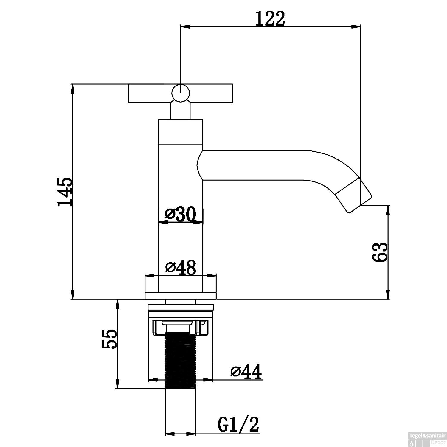 Fonteinset Differnz Ribble Natuursteen 38x18x8 Cm Zwart Met Gebogen Kruis Kraan Mat Chroom 8 Fonteinset Differnz Ribble Natuursteen 38x18x8 Cm Zwart Met Gebogen Kruis Kraan Mat Chroom - Afbeelding 6