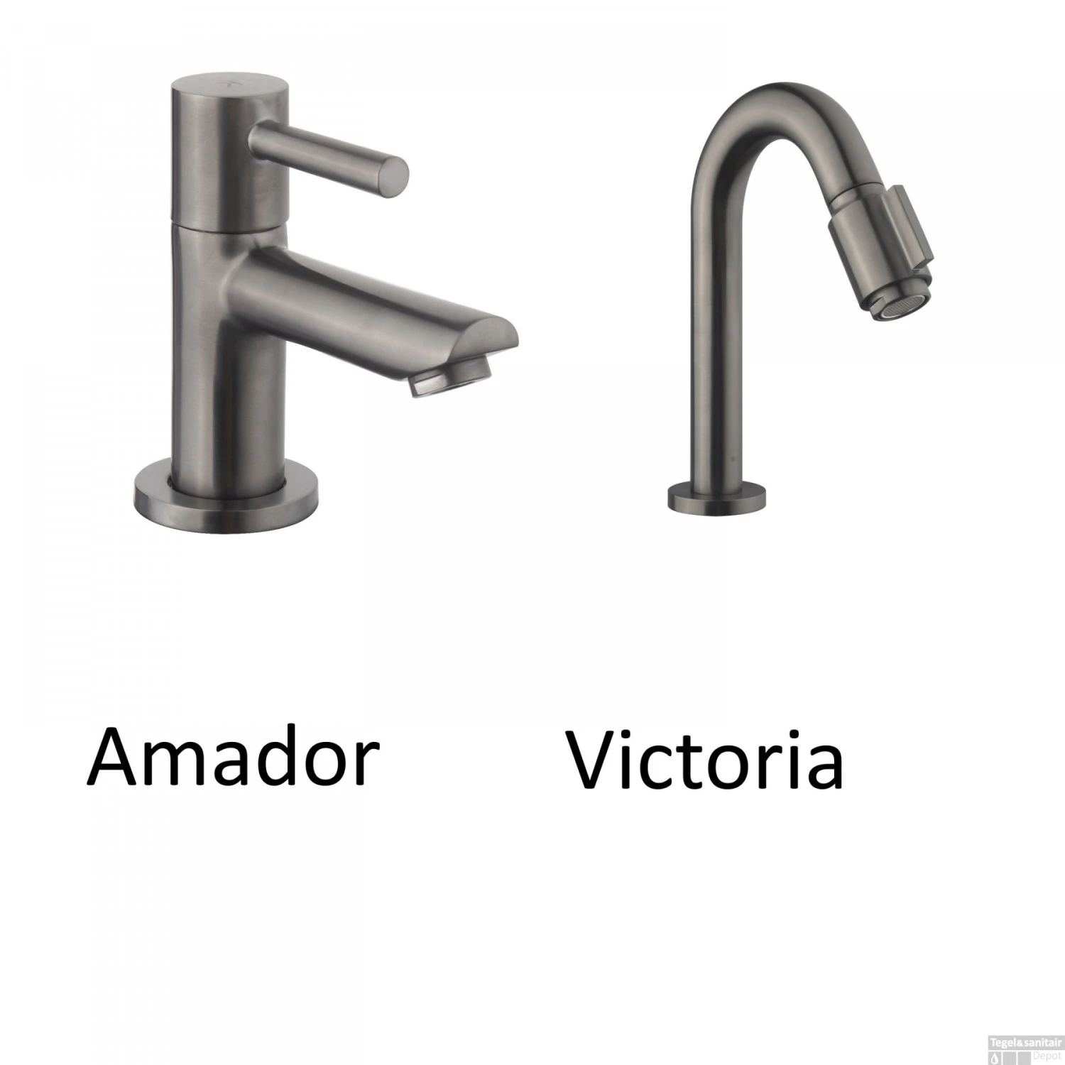 Fonteinset Carrara Marmerlook Wiesbaden Color Gun Metal (kraangat Rechts) 10 Fonteinset Carrara Marmerlook Wiesbaden Color Gun Metal (kraangat Rechts) - Afbeelding 8