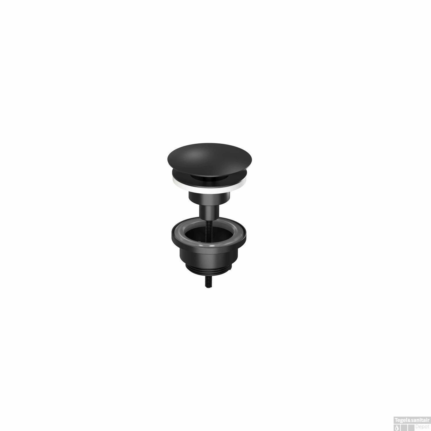 Fonteinset INK Versus 36x18x9 Cm Quartz Beton Met Kraangat Links Mat Zwart 6 Fonteinset INK Versus 36x18x9 Cm Quartz Beton Met Kraangat Links Mat Zwart - Afbeelding 4