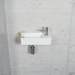 Fonteinset Mat Wit Wiesbaden Color RVS (kraangat Rechts) 13 Fonteinset Mat Wit Wiesbaden Color RVS (kraangat Rechts) -Goedkope Stijl Baden Winkel fonteinset mat wit wiesbaden rvs 8