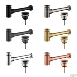 Fonteinset Wiesbaden Rhea Mini Rechts Quartz Mat Zwart (Mix & Match) -Goedkope Stijl Baden Winkel fonteinset wiesbaden mini rhea quartz sifon plug sfeer 1 1