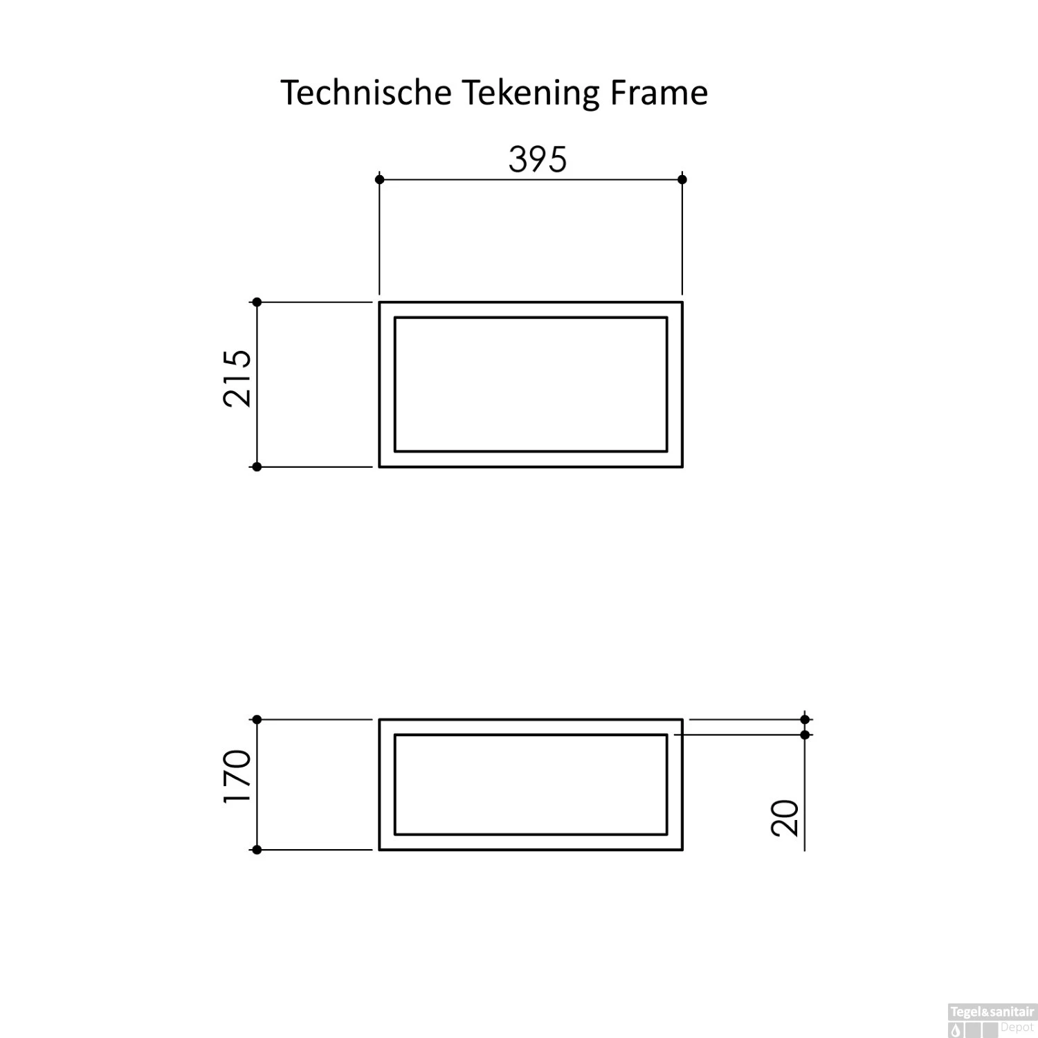 Fonteinset Industrieel BWS Frame Hangend 40 Cm Mat Zwart Aluminium Glans Wit (exclusief Kraan En Afvoer) 9 Fonteinset Industrieel BWS Frame Hangend 40 Cm Mat Zwart Aluminium Glans Wit (exclusief Kraan En Afvoer) - Afbeelding 7