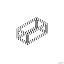 Fonteinset Industrieel BWS Frame Hangend 40 Cm Mat Zwart Aluminium Mat Wit (exclusief Kraan En Afvoer) -Goedkope Stijl Baden Winkel fra127474 lp 190225