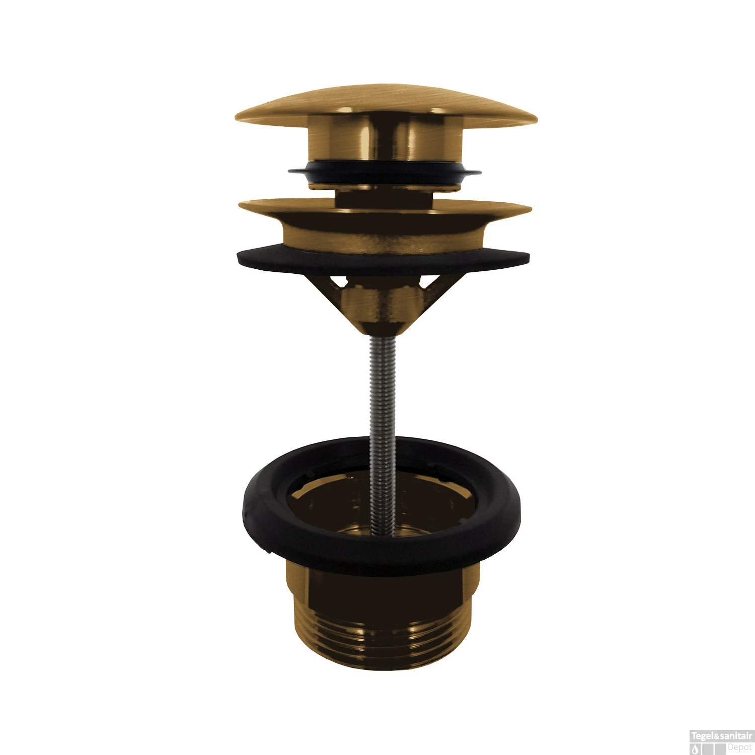 Clickplug Lagoo Garda Universeel Messing Geborsteld Goud 3 Clickplug Lagoo Garda Universeel Messing Geborsteld Goud