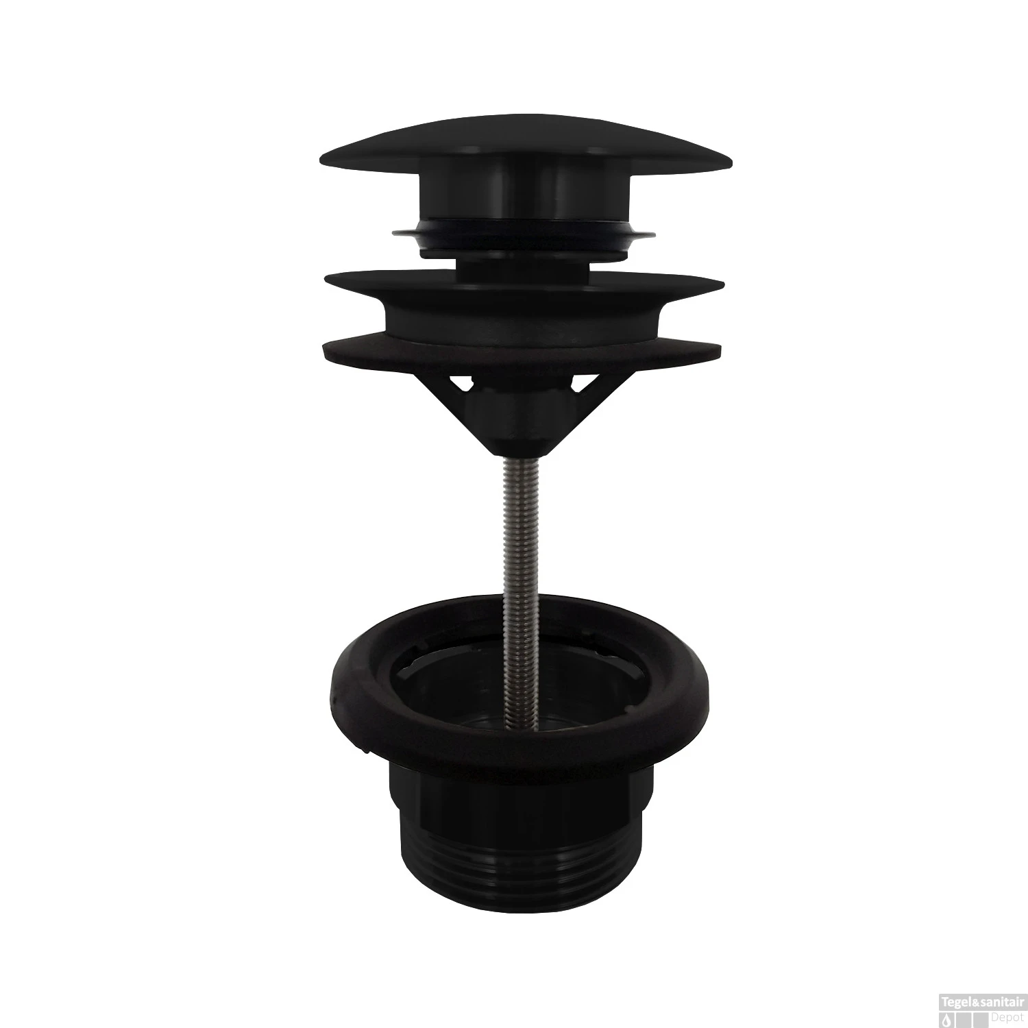 Clickplug Lagoo Garda Universeel Messing Mat Zwart 3 Clickplug Lagoo Garda Universeel Messing Mat Zwart