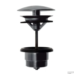 Afvoerplug Lagoo Garda Always Open Messing Geborsteld Nikkel