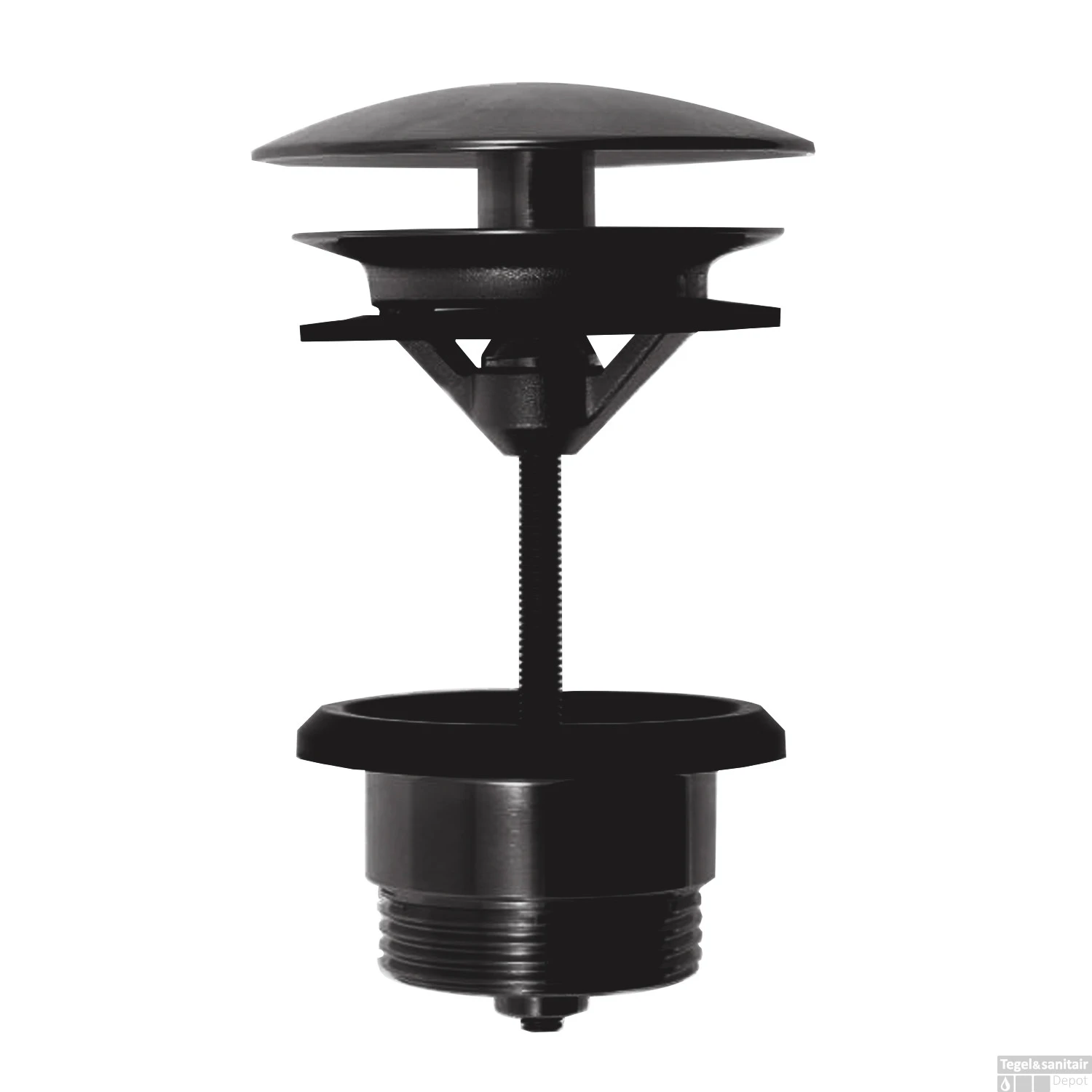 Afvoerplug Lagoo Garda Always Open Messing Gunmetal 3 Afvoerplug Lagoo Garda Always Open Messing Gunmetal