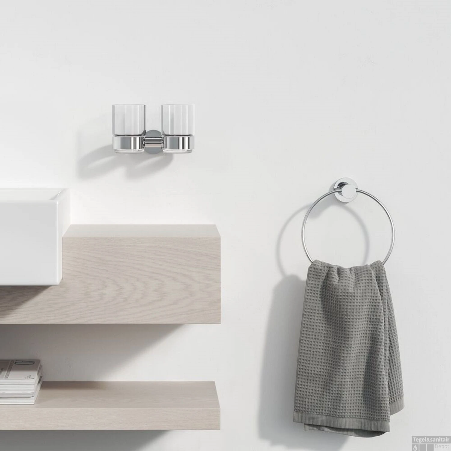 Handdoekring Geesa Nemox Chroom 5 Handdoekring Geesa Nemox Chroom - Afbeelding 3