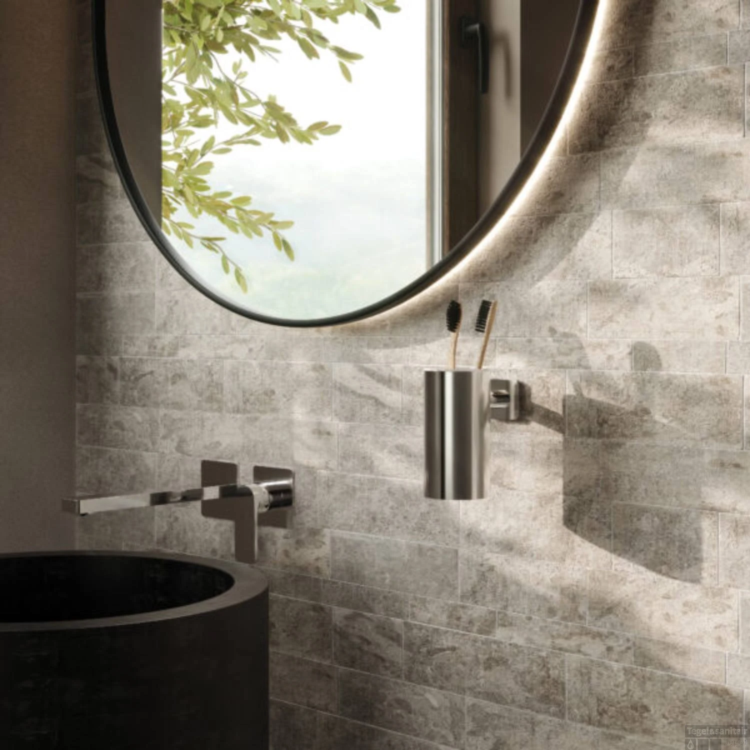 Bekerhouder Hotbath Gal Chroom 4 Bekerhouder Hotbath Gal Chroom - Afbeelding 2