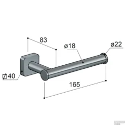 Toiletrolhouder Hotbath Gal Geborsteld Messing PVD 7 Toiletrolhouder Hotbath Gal Geborsteld Messing PVD -Goedkope Stijl Baden Winkel gla04 tech 4