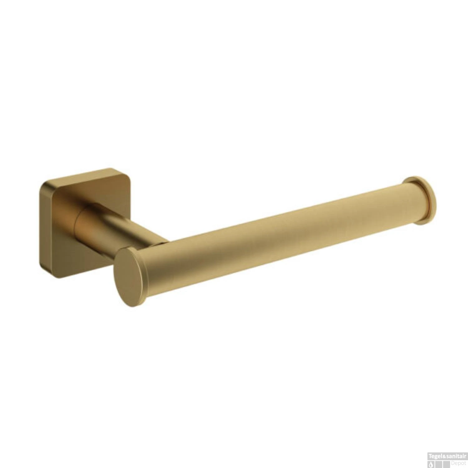 Toiletrolhouder Hotbath Gal Geborsteld Messing PVD 3 Toiletrolhouder Hotbath Gal Geborsteld Messing PVD