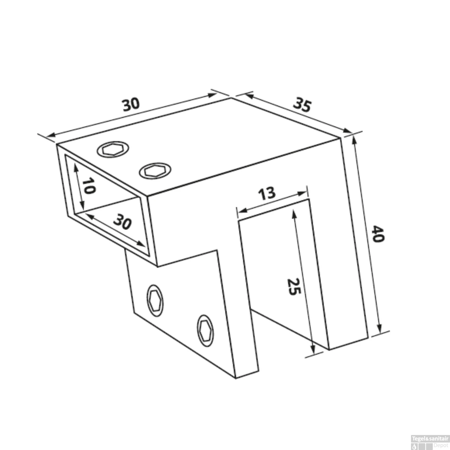 Glasdeel Just Creating T.b.v. Stabilisatiestang Gunmetal 4 Glasdeel Just Creating T.b.v. Stabilisatiestang Gunmetal - Afbeelding 2