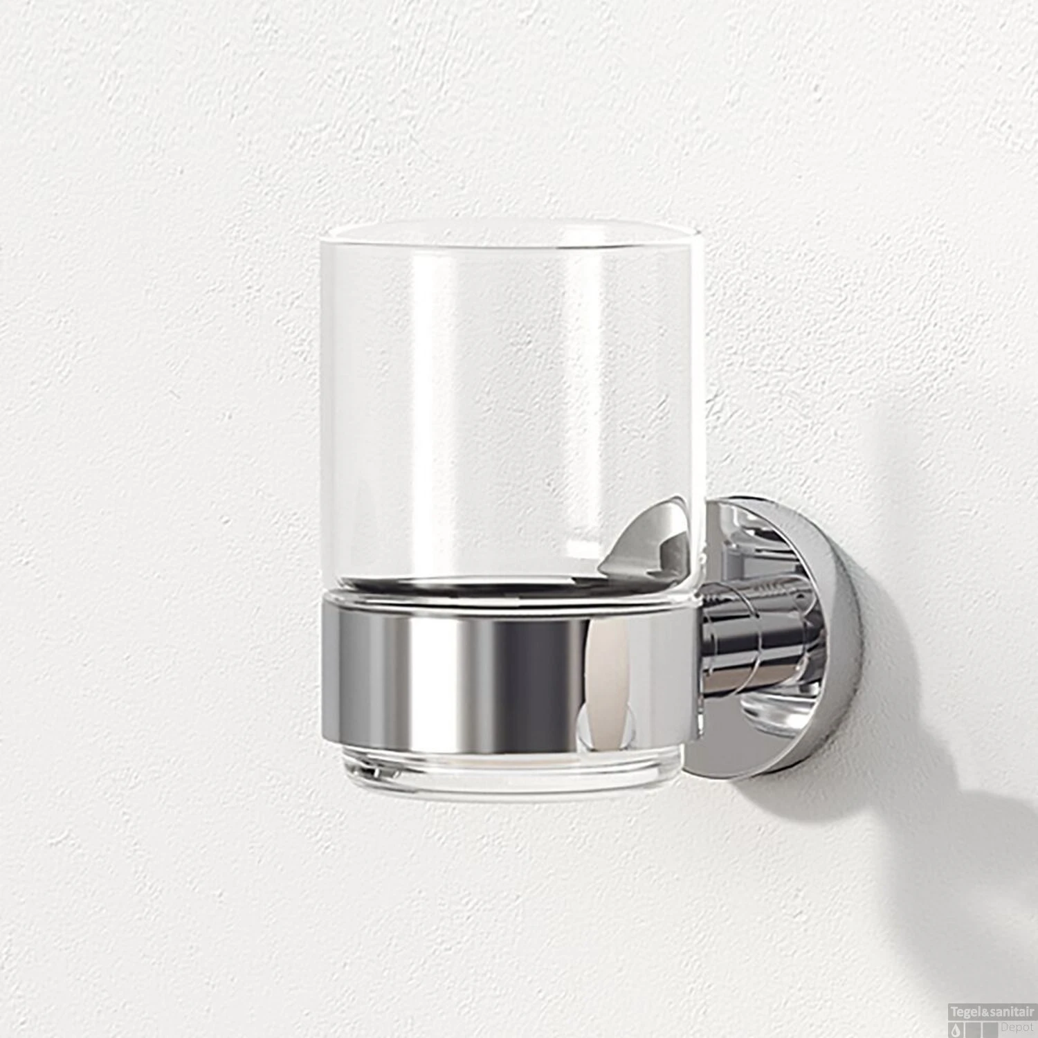 Glashouder Geesa Nemox Met Glas Chroom 3 Glashouder Geesa Nemox Met Glas Chroom