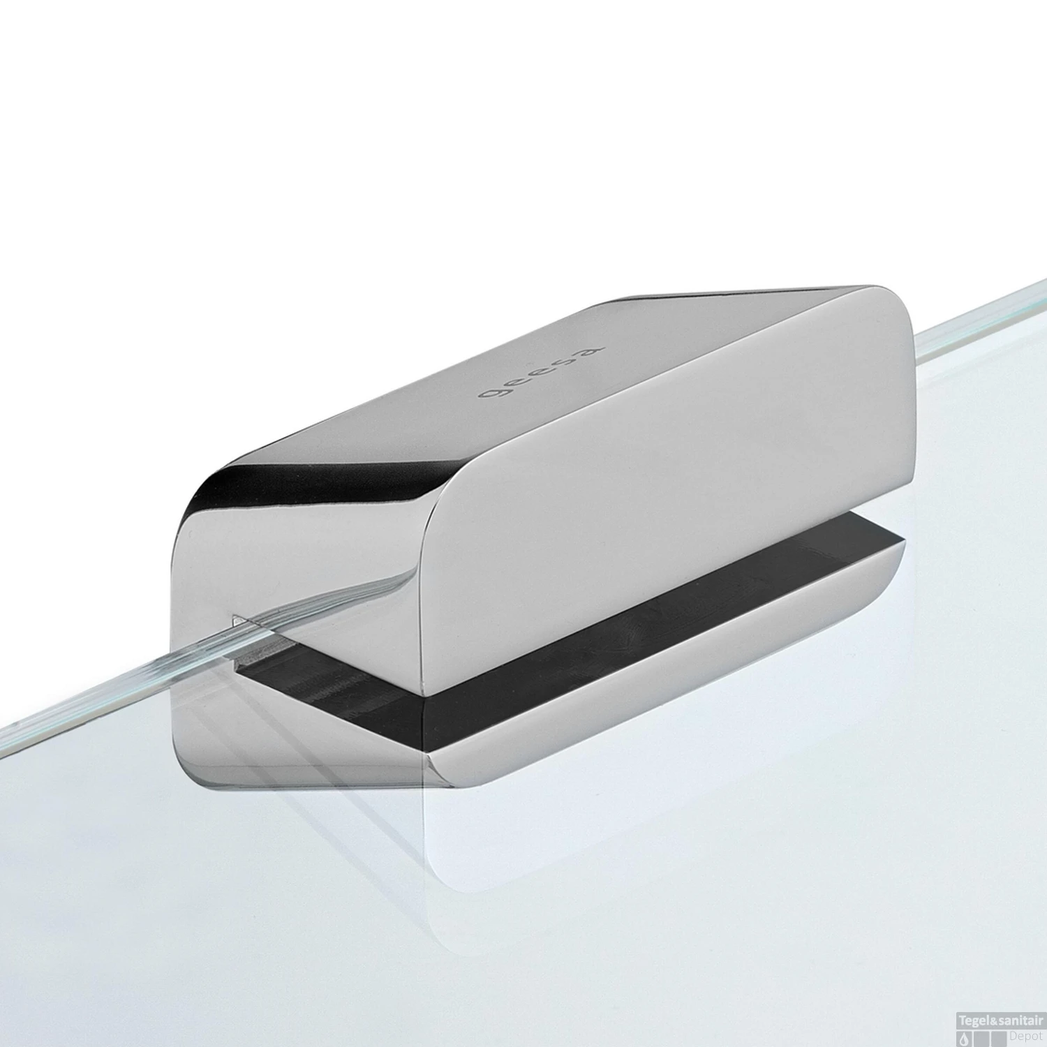 Glashouder Met Planchet Dubbel Geesa Shift Chroom 5 Glashouder Met Planchet Dubbel Geesa Shift Chroom - Afbeelding 3