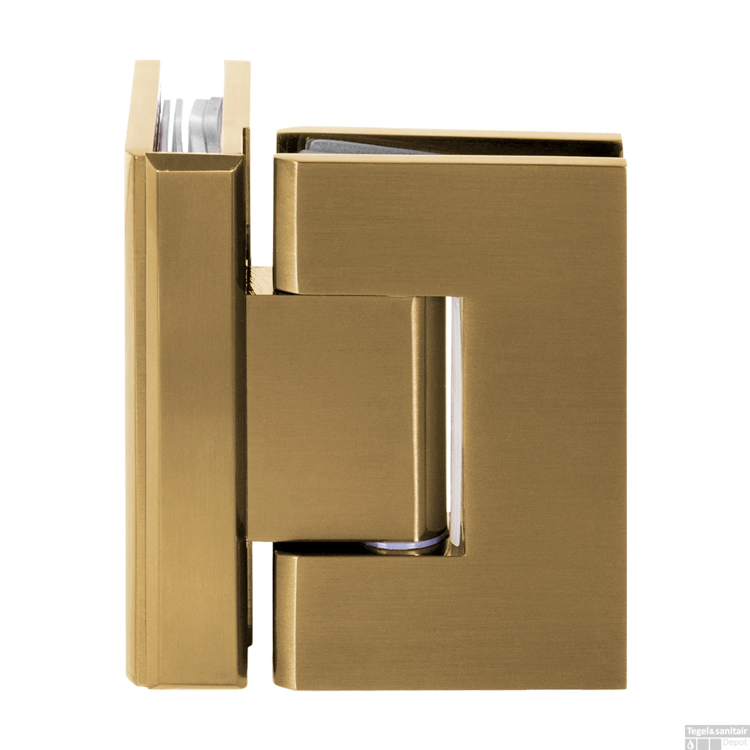 Glasscharnier Just Creating 90 Graden 2 Stuks T.b.v. W2 Goud 3 Glasscharnier Just Creating 90 Graden 2 Stuks T.b.v. W2 Goud