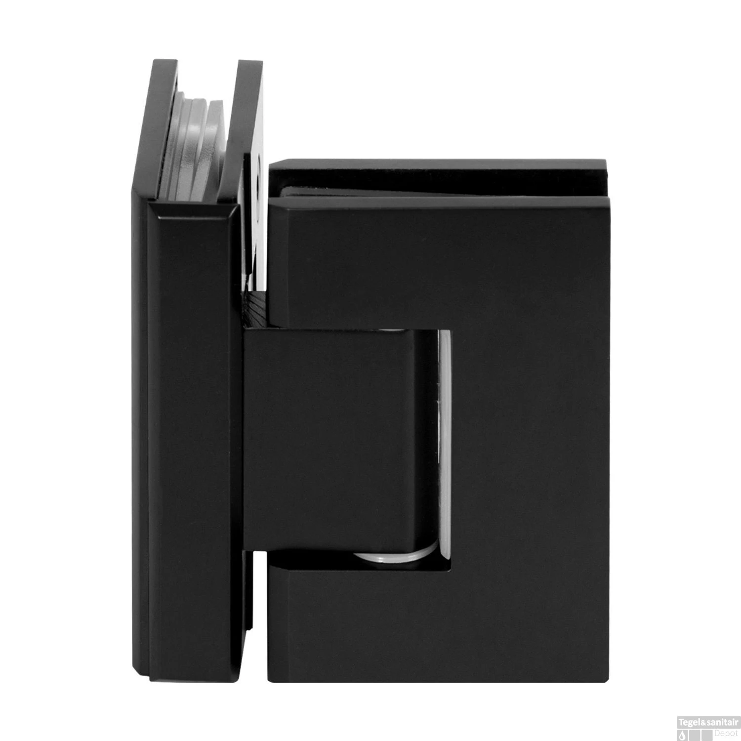 Glasscharnier Just Creating 90 Graden 2 Stuks T.b.v. W2 Mat Zwart 3 Glasscharnier Just Creating 90 Graden 2 Stuks T.b.v. W2 Mat Zwart