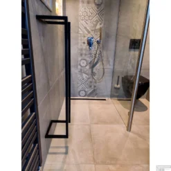 BWS Handdoekenrek Industrieel | 95x25x20cm | Zwart 27 BWS Handdoekenrek Industrieel | 95x25x20cm | Zwart -Goedkope Stijl Baden Winkel handdoekenrek bws industrieel 95x25x20 cm zwart 3 1