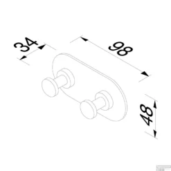 Handdoekhaak Dubbel Geesa Nemox Chroom 7 Handdoekhaak Dubbel Geesa Nemox Chroom -Goedkope Stijl Baden Winkel handdoekhaak dubbel geesa nemox chroom tech