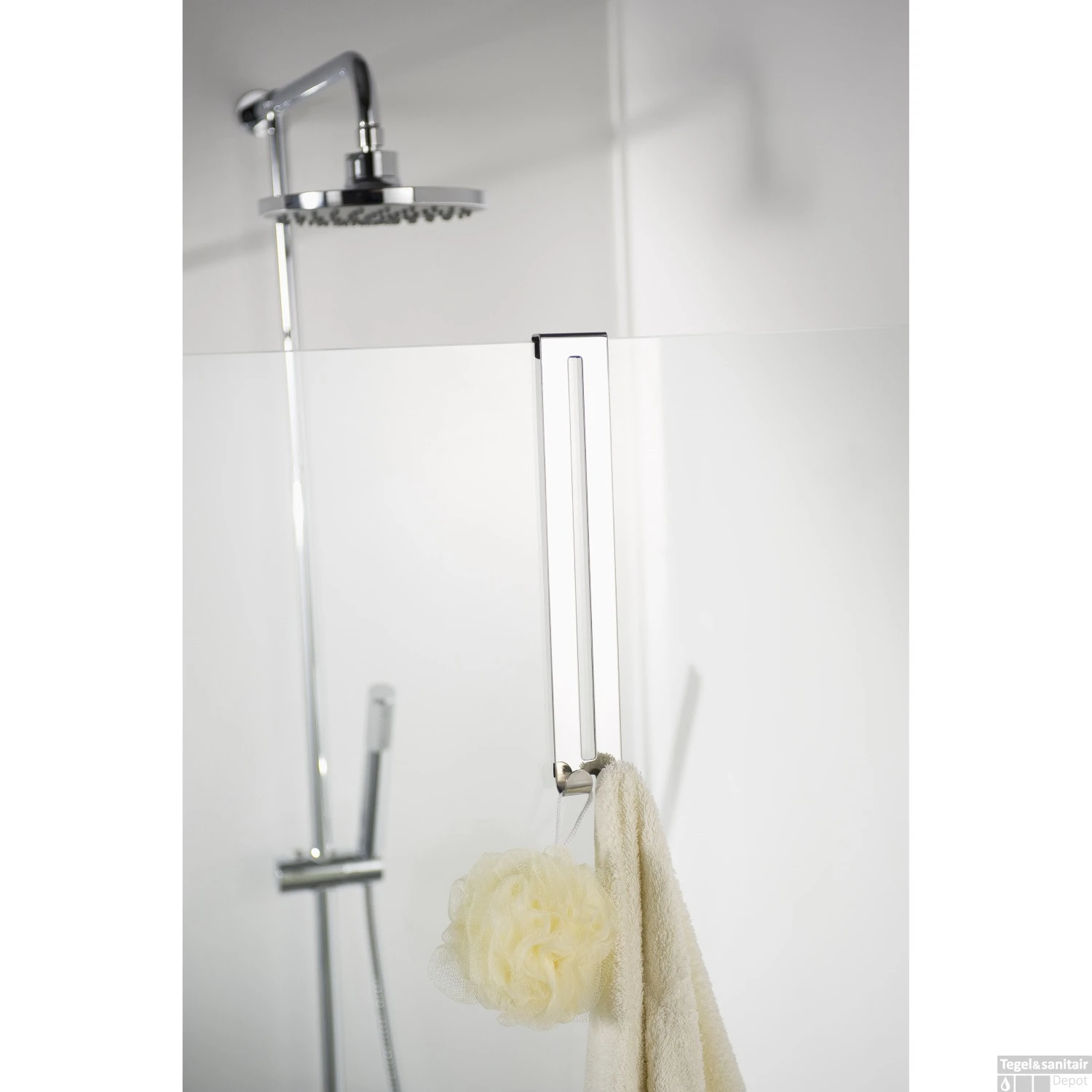 Handdoekhaak Dubbel Haceka Selection 31 Cm RVS Glanzend Chroom 6 Handdoekhaak Dubbel Haceka Selection 31 Cm RVS Glanzend Chroom - Afbeelding 4