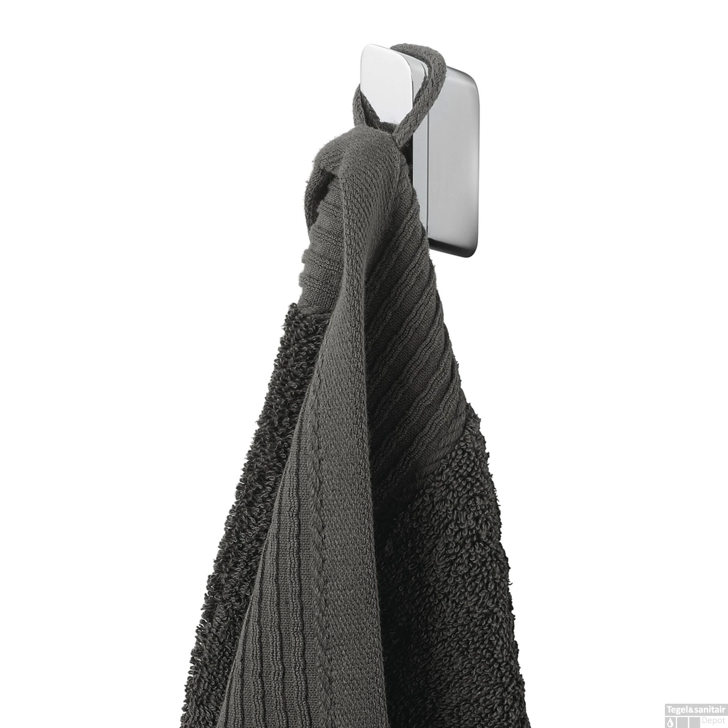 Handdoekhaak Medium Geesa Shift Chroom 4 Handdoekhaak Medium Geesa Shift Chroom - Afbeelding 2