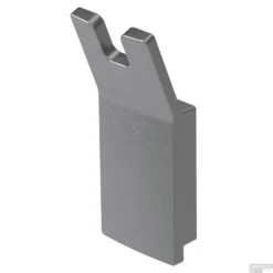 Handdoekhaak Haceka Aline Dubbel Mat Grijs