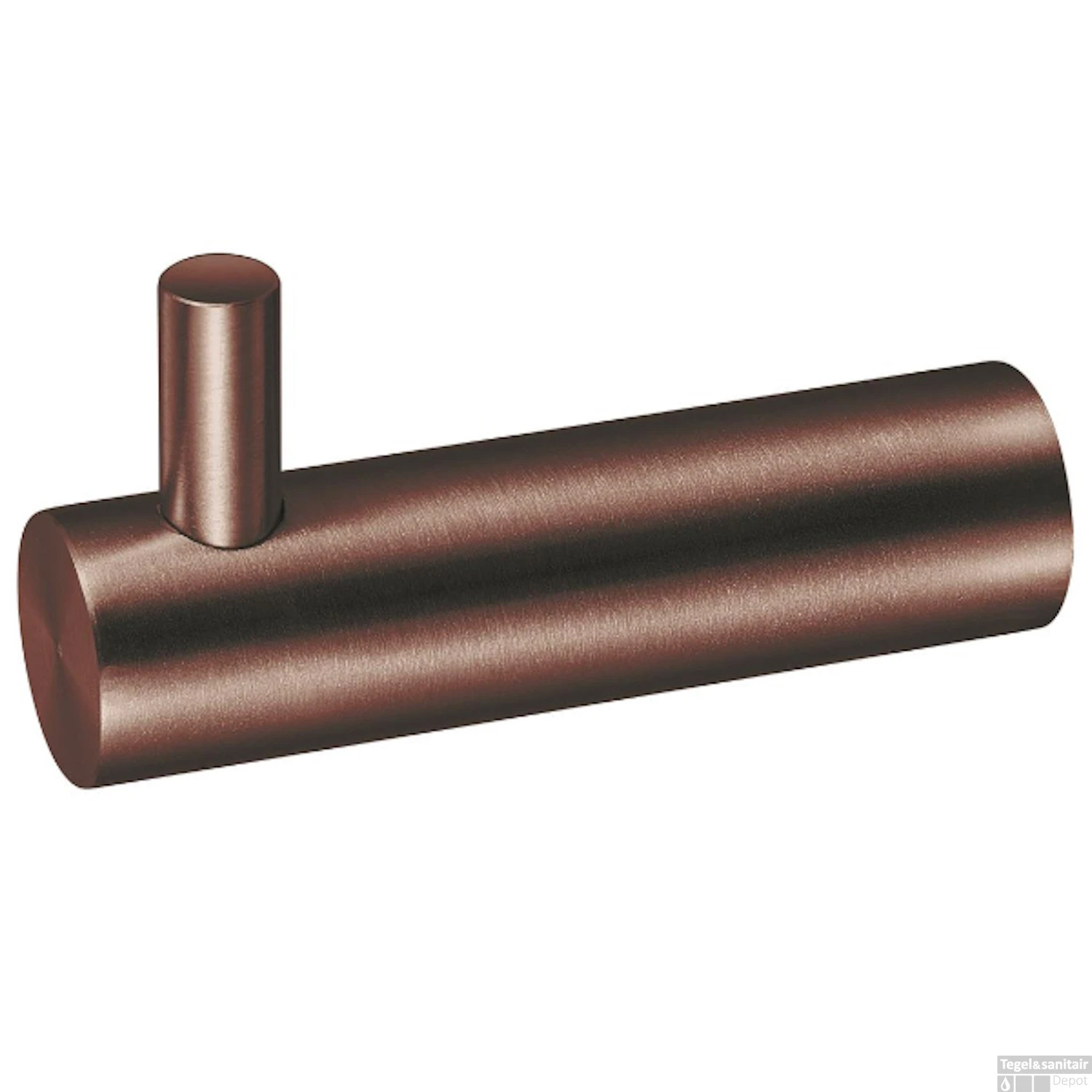 Handdoekhaak Qisani Flow Geborsteld Copper 3 Handdoekhaak Qisani Flow Geborsteld Copper