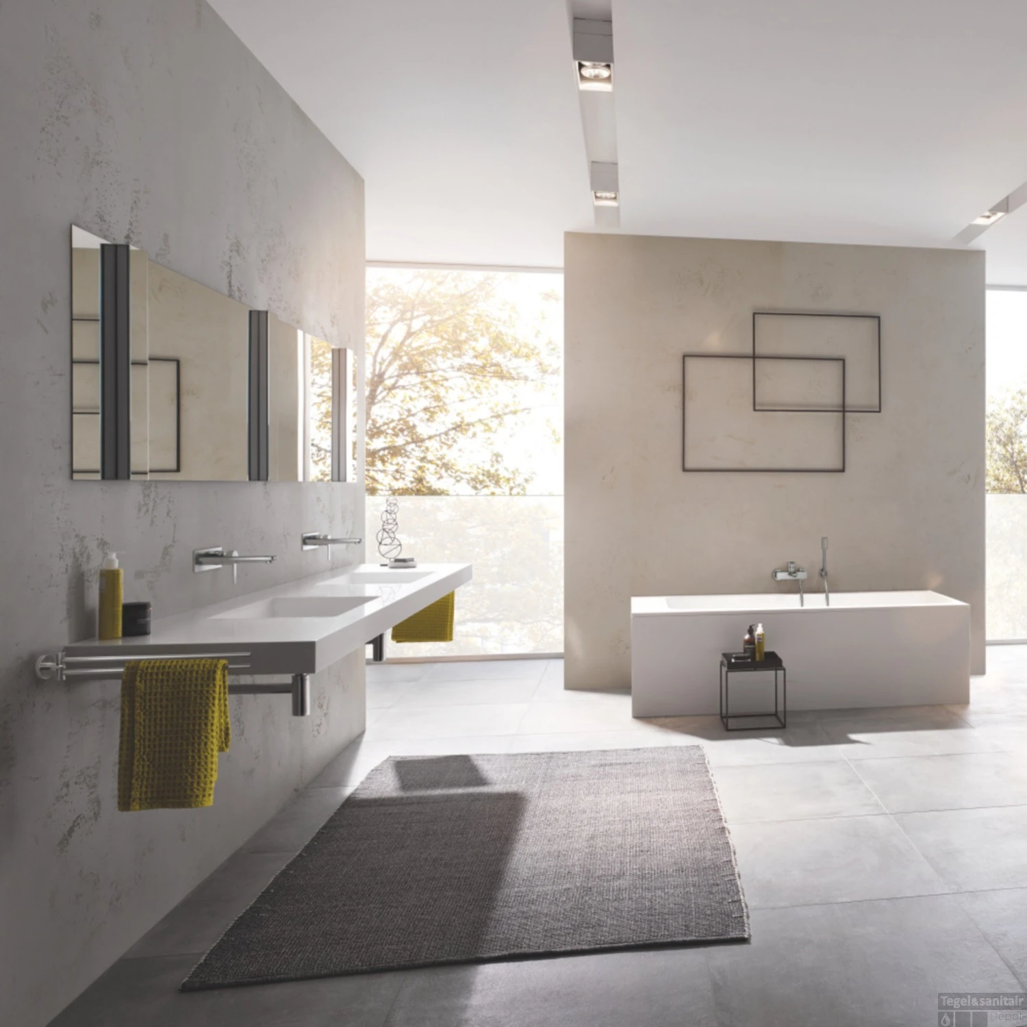 Handdoekhouder Grohe Essentials 44 Cm Supersteel 4 Handdoekhouder Grohe Essentials 44 Cm Supersteel - Afbeelding 2