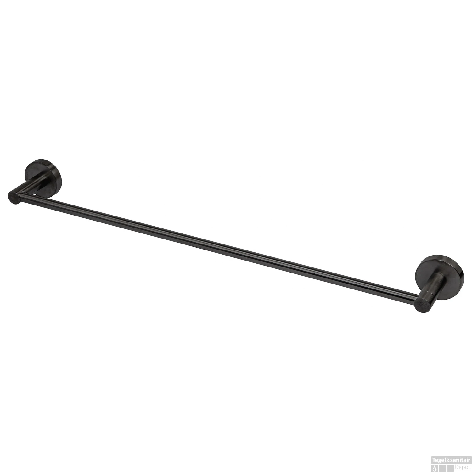 Handdoekhouder Haceka Kosmos Enkel 61 Cm Geborsteld Grafiet