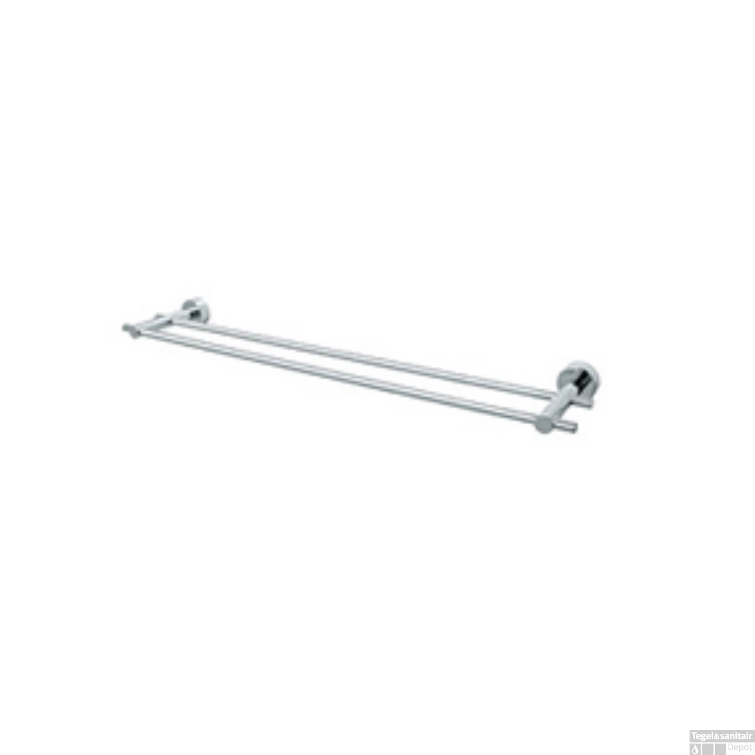 Handdoekhouder Plieger Murcia Dubbel 60cm Inox 3 Handdoekhouder Plieger Murcia Dubbel 60cm Inox