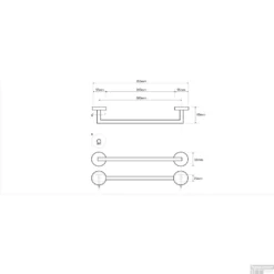 Handdoekhouder Sapho X-Steel Hangend 35 Cm Geborsteld RVS 7 Handdoekhouder Sapho X-Steel Hangend 35 Cm Geborsteld RVS -Goedkope Stijl Baden Winkel handdoekhouder sapho x steel hangend 35 cm geborsteld rvs tech2