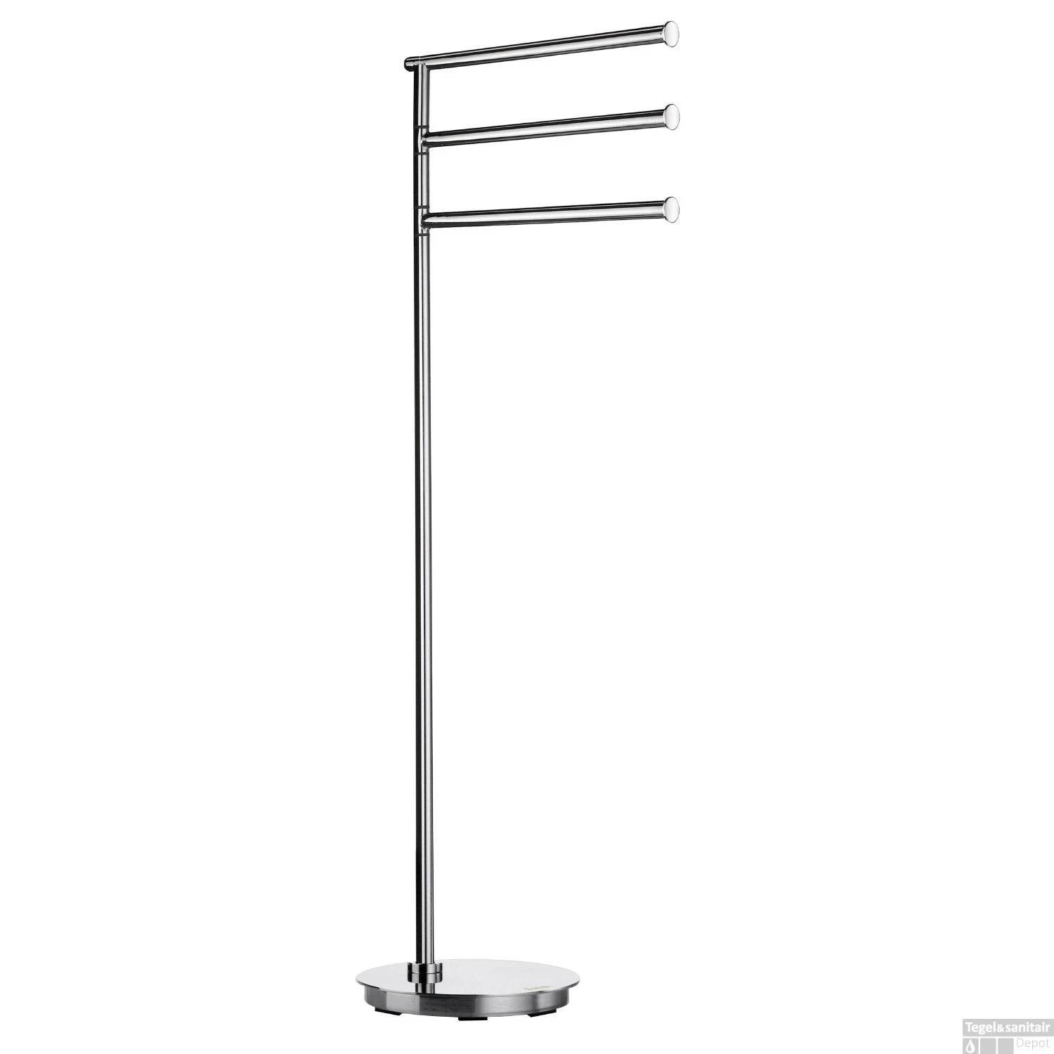 Handdoekhouder Smedbo Outline Lite Vrijstaand Rond 17,5x17,5x78 RVS Gepolijst