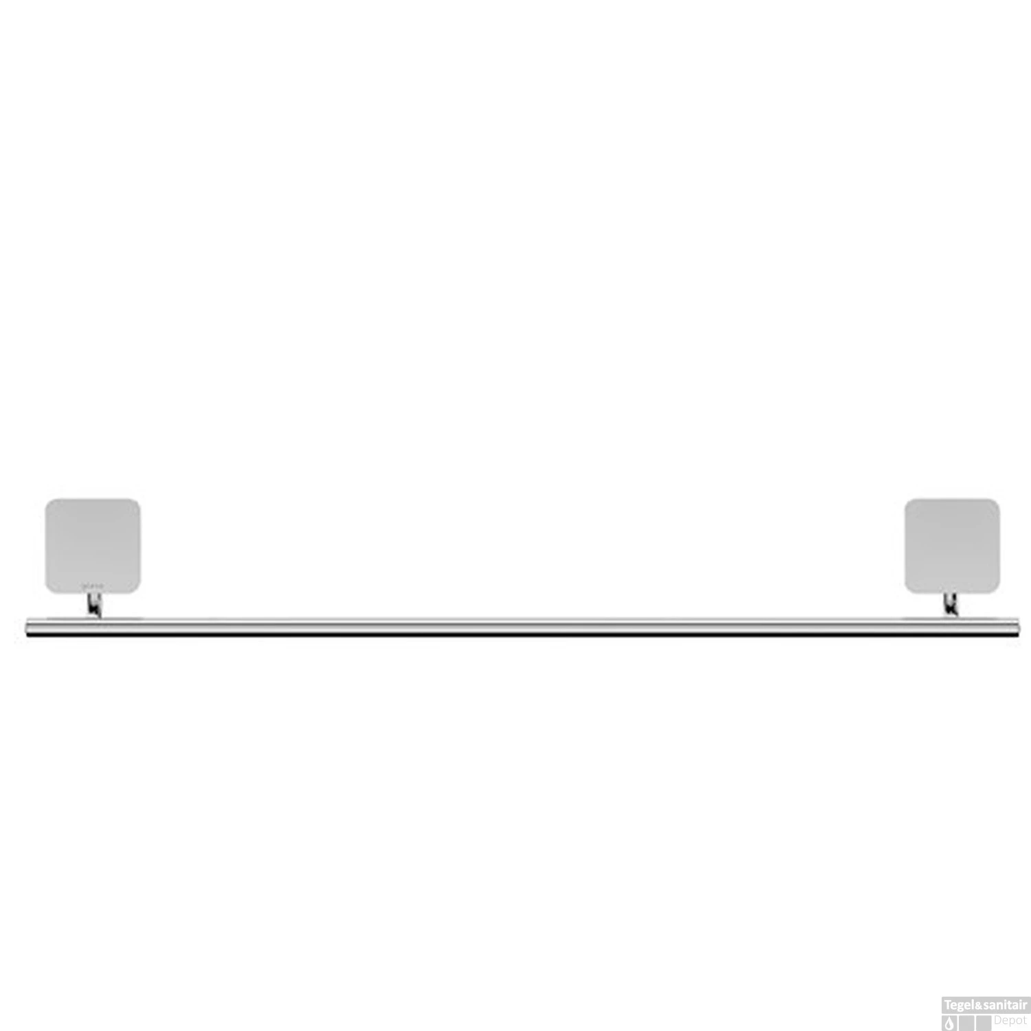 Handdoekrek Geesa Topaz 60cm Minimalistisch Chroom 4 Handdoekrek Geesa Topaz 60cm Minimalistisch Chroom - Afbeelding 2