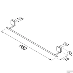 Handdoekrek Geesa Topaz 60cm Minimalistisch Chroom 7 Handdoekrek Geesa Topaz 60cm Minimalistisch Chroom -Goedkope Stijl Baden Winkel handdoekrek geesa topaz 60cm minimalistisch chroom tech