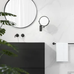 Handdoekrek Geesa Nemox 50 Cm Zwart -Goedkope Stijl Baden Winkel handdoekrek geesa nemox 50 cm zwart sfeer 2