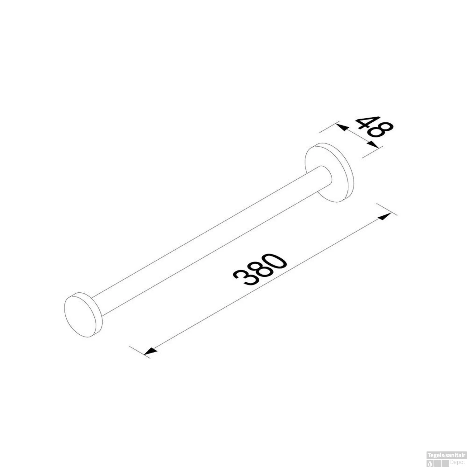 Handdoekrek Geesa Nemox RVS 7 Handdoekrek Geesa Nemox RVS - Afbeelding 5