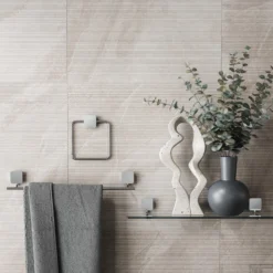 Handdoekrek Geesa Topaz 45cm Minimalistisch Chroom -Goedkope Stijl Baden Winkel handdoekrek geesa topaz 45cm minimalistisch chroom sfeer2