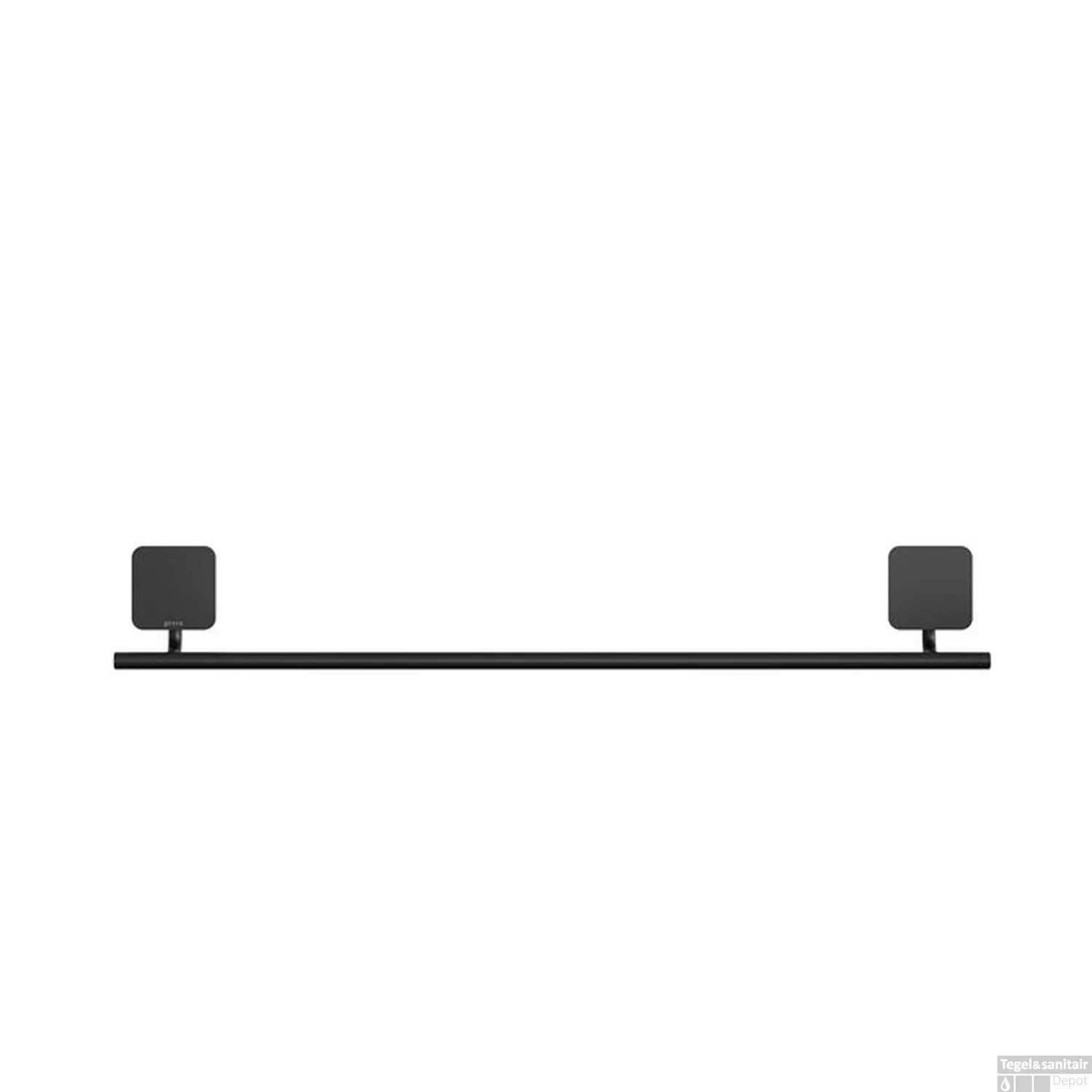 Handdoekrek Geesa Topaz 45cm Minimalistisch Mat Zwart 4 Handdoekrek Geesa Topaz 45cm Minimalistisch Mat Zwart - Afbeelding 2