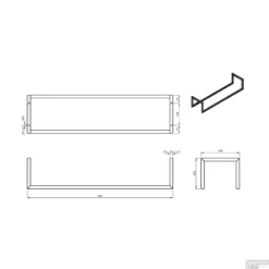 BWS Handdoekenrek Industrieel | 95x25x20cm | Zwart 31 BWS Handdoekenrek Industrieel | 95x25x20cm | Zwart -Goedkope Stijl Baden Winkel handdoekrek industrieel bws tech