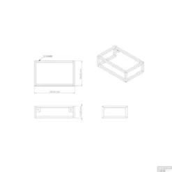 Fonteinset Plieger Met Handdoekrek 37 Cm Wit (Exclusief Kraan En Afvoer) 8 Fonteinset Plieger Met Handdoekrek 37 Cm Wit (Exclusief Kraan En Afvoer) -Goedkope Stijl Baden Winkel handdoekrek plieger houston open frame tbv fontein 37x23x11 cm tech 1