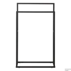 Handdoekrek Sealskin Carré 48x78.5x24cm Vrijstaand Mat Zwart -Goedkope Stijl Baden Winkel handdoekrek sealskin carr 48x78.5x24cm vrijstaand zwart detail2