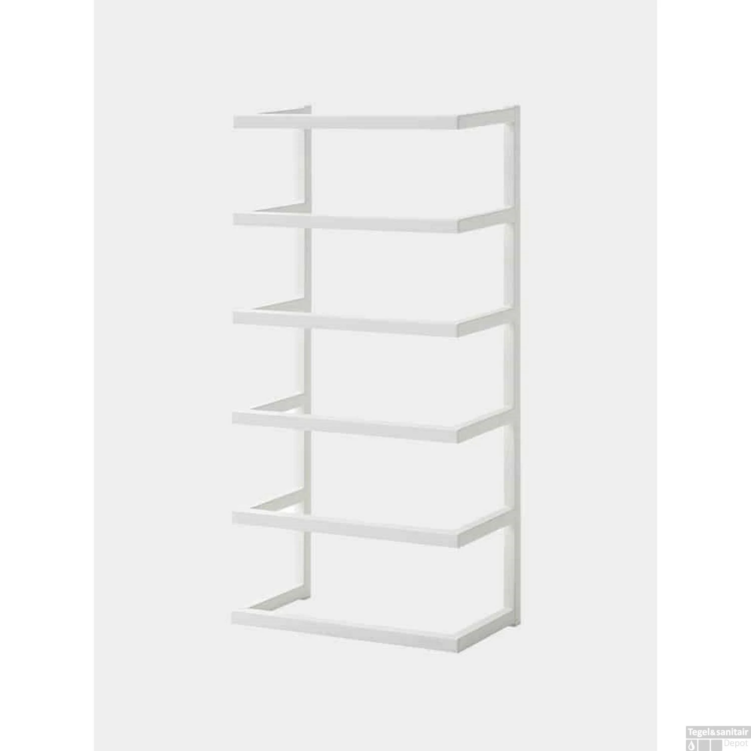 Handdoekrek Sealskin Carre 24x48x12cm Mat Wit 3 Handdoekrek Sealskin Carre 24x48x12cm Mat Wit