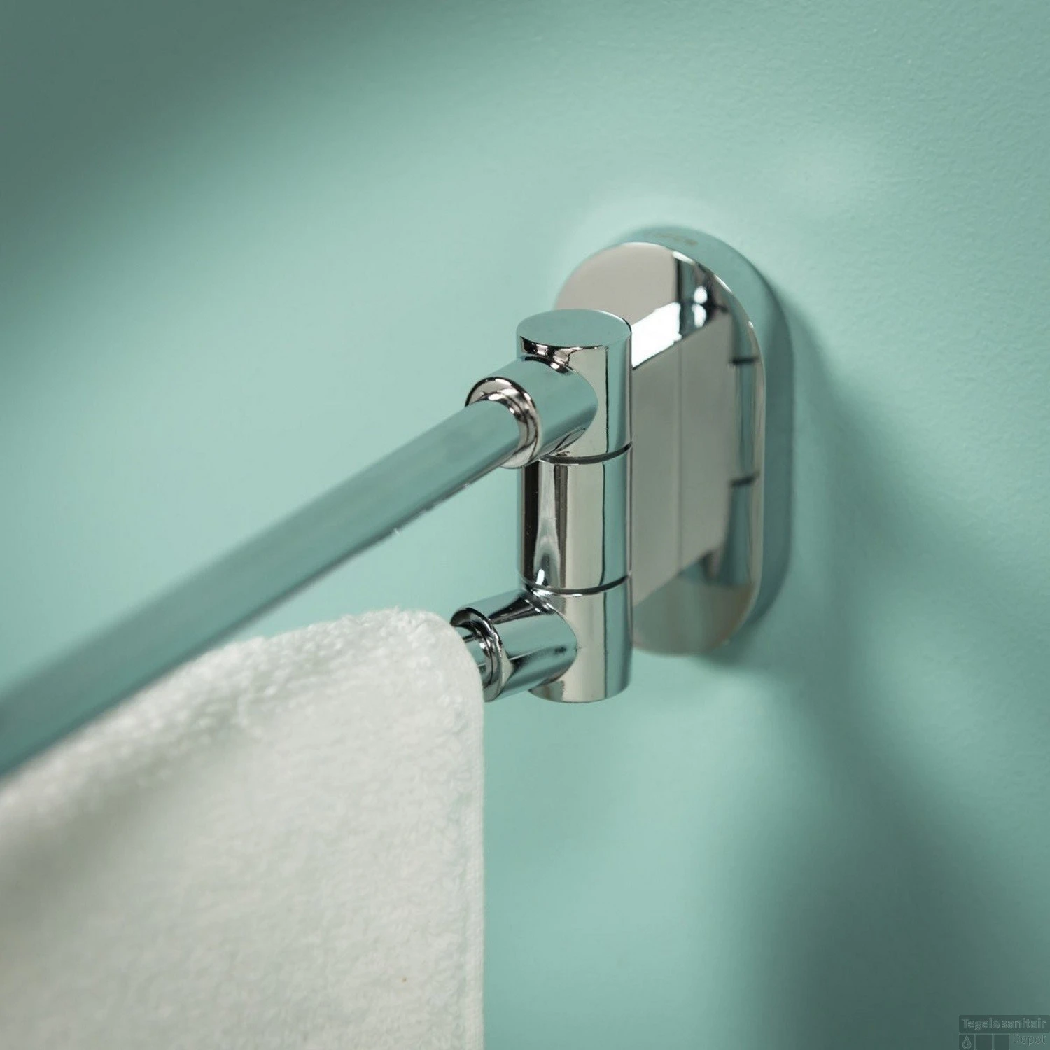 Handdoekrek Tiger Lucca 2 Armig Chroom 6 Handdoekrek Tiger Lucca 2 Armig Chroom - Afbeelding 4