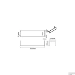 Handdoekrek Wiesbaden Loft Industrieel Mat Zwart -Goedkope Stijl Baden Winkel handdoekrek wiesbaden loft industrieel mat zwart tech