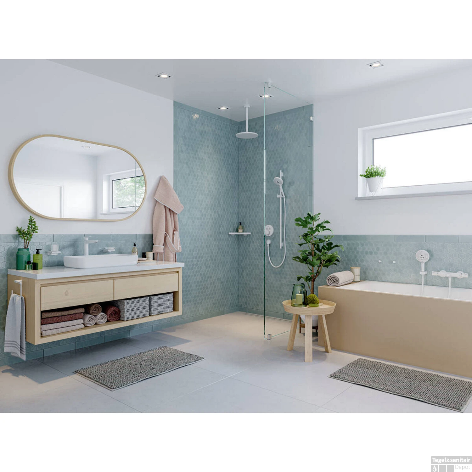 Handdoekring AddStoris HansGrohe Geborsteld Brons 4 Handdoekring AddStoris HansGrohe Geborsteld Brons - Afbeelding 2