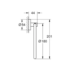 Handdoekring Grohe Essentials Cool Sunrise Geborsteld -Goedkope Stijl Baden Winkel handdoekring grohe essentials cool sunrise geborsteld tech