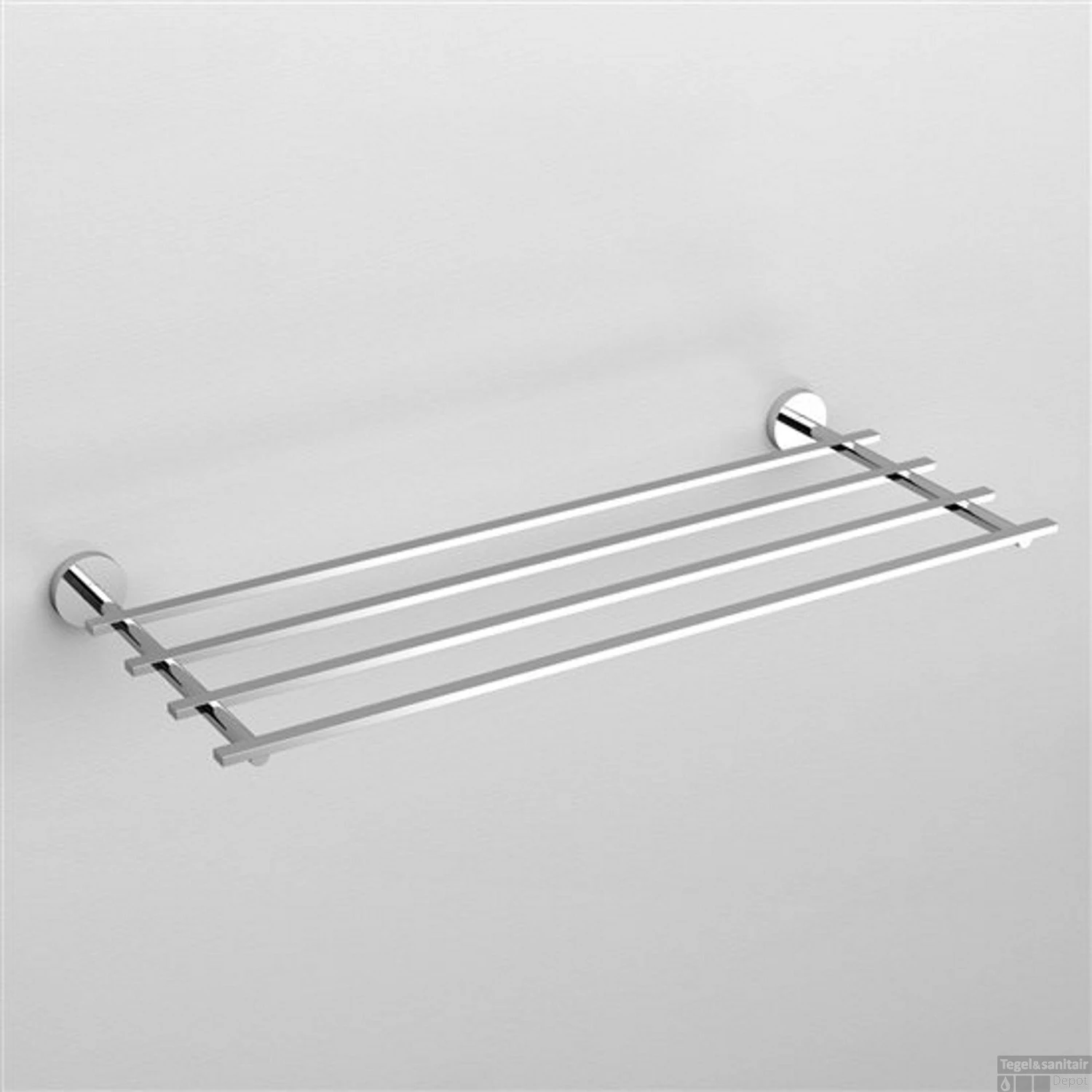 Handdoekstapelrek Clou Flat 60cm Chroom 3 Handdoekstapelrek Clou Flat 60cm Chroom