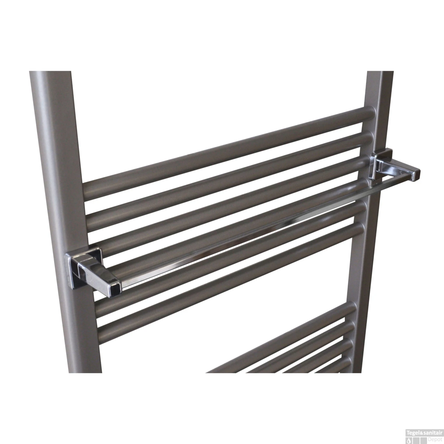 Handdoekhouder Sanicare Magnetisch Inkortbaar 60cm Vierkant Chroom 4 Handdoekhouder Sanicare Magnetisch Inkortbaar 60cm Vierkant Chroom - Afbeelding 2